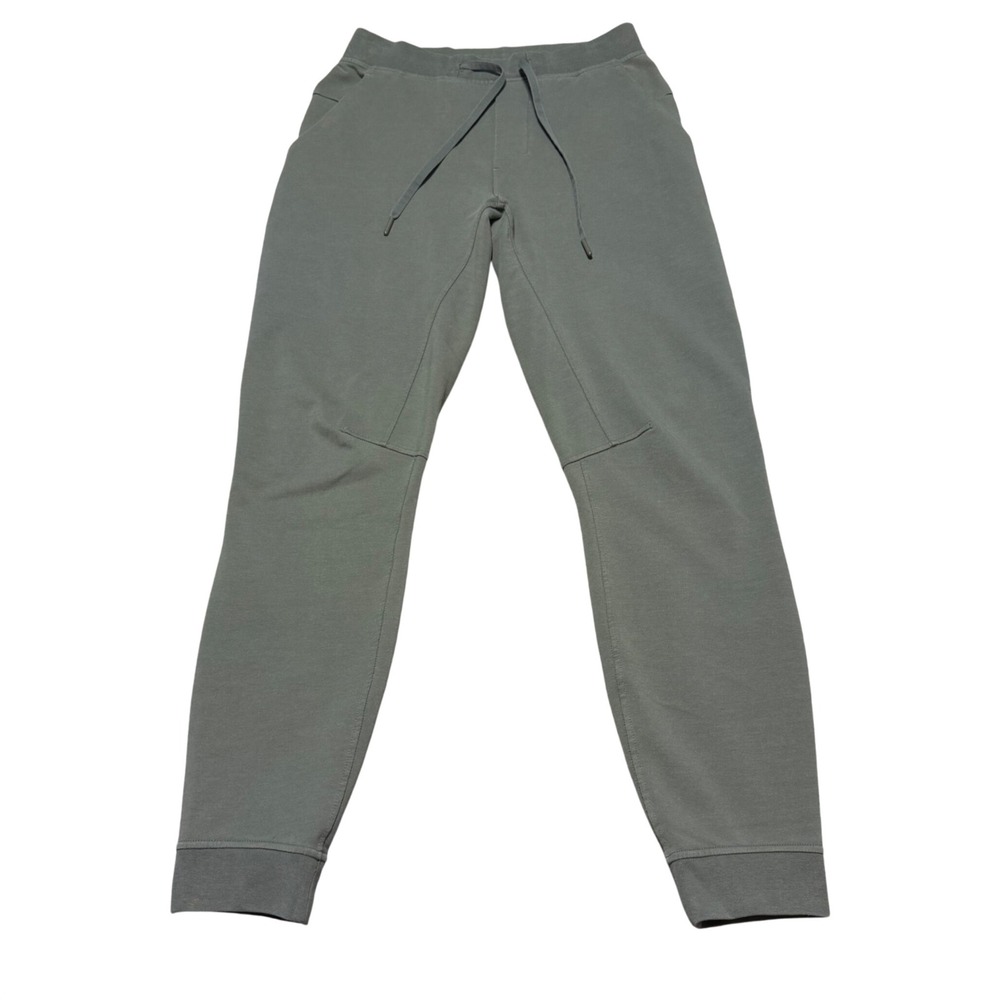 Lululemon S City Sweat Jogger Pant Grey Sage Green M5AJTS Stretch Casual Gym